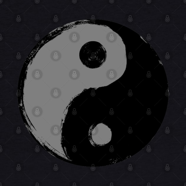 Grunge Yin Yang by House of Moai